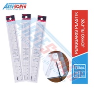 Joyko RL-P20 Long Plastic Ruler [20 cm] Plastic Ruler/ Measuring Tool Ruler/ Plastic Line/ Ruler/ St
