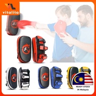 PU Leather Boxing Kick Pad/Punch Karate Shield Taekwondo MMA art alat hand protection device tinju d