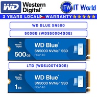 Itw | Western Digital 500GB/1TB M 2 NVMe SSD M2 NVMe SSD WD Blue SN500 NVMe M.2 2280 Internal