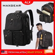 ALX MAXGEAR Transparent Mesh Plain Backpack 36L Sports Travel Gym Laptop Bag Beg Jaring 网包
