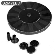 Solar Fountain Bird Bath Landscape Rockery Fountain With 4 Nozzles Replacement For Water Pool Aquari