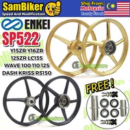 ENKEI SP522 Sport Rim FREE Bearing Bush Rim Y15ZR Y125Z LC135 EX5 DREAM WAVE 100 W125 RS150 KRISS Da