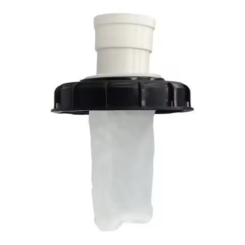 1PCS IBC Ton Pail Accessories Ton Pail Plastic With Filter Ton Pail Cover DN150 DN225 Black DN150-16