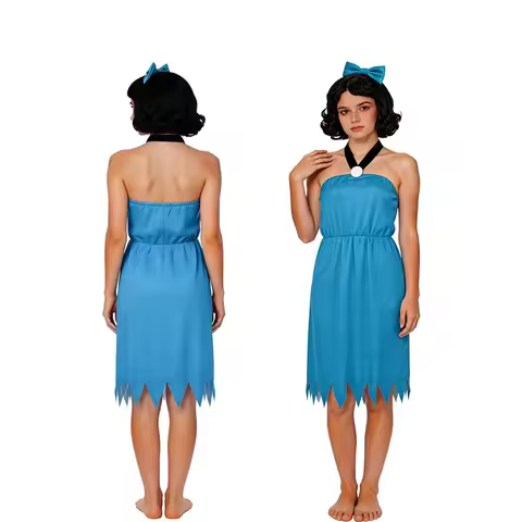 Womens Wilma Flintstone Costume Fred and Wilma Flintstone Costume Set Men's Caveman Adult Costume Ha