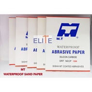 MT Waterproof Abrasive Paper / Sand Paper / Kertas Kasir (CP60 - CP3000) 100pcs