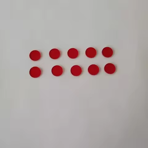 610nm Red Optical Glass Filter HB610 RG610 Long Bandpass Filter Short Wave Cut Off Round and Square 