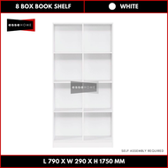 [175CM] EsseHome 12 Box Book Shelf Rak Buku Almari Buku Divider Cabinet with 12 8 Compartments