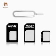 ABongBang 5Pcs Sim Card Adapter Kit 4 In 1 Nano Micro Sim Converter Card Sleeve Universal Phone Sim 