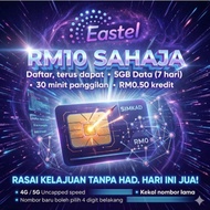 Simkad Eastel – Internet Laju Dengan Rangkaian Umobile Ultra 5G