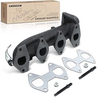 A-Premium Left Exhaust Manifold Compatible with Ford F-250 Super Duty, F-350 Super Duty, 2005-2010, 