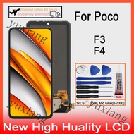 Original OLED TFT Poco F3 F4 LCD Touch Screen Replacement