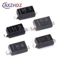 100PCS MMSZ5241B H1 11V MMSZ5242B H2 12V MMSZ5243B H3 13V MMSZ5244B H4 14V MMSZ5245B H5 15V T1G 350m