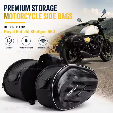 For Royal Enfield Shotgun 650 2024-2026 2PCS Motorcycle Pannier Bags Luggage Saddle Bags Side Storag