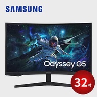 SAMSUNG 32吋 1000R Odyssey G5 曲面電競顯示器 S32CG552EC