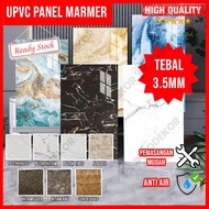 Marmer Panel PVC Dekorasi Dinding Motif Corak Marmer UV Marble Sheet