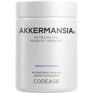 Codeage Akkermansia Muciniphila Probiotic Supplement - Bekalan 3 Bulan Akkermansia & Chicory Inulin 
