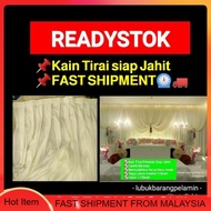 Kain Tirai backdrop/langsir pelamin/wedding decor/bunga/pelamin decoration/decoration/barang/festive