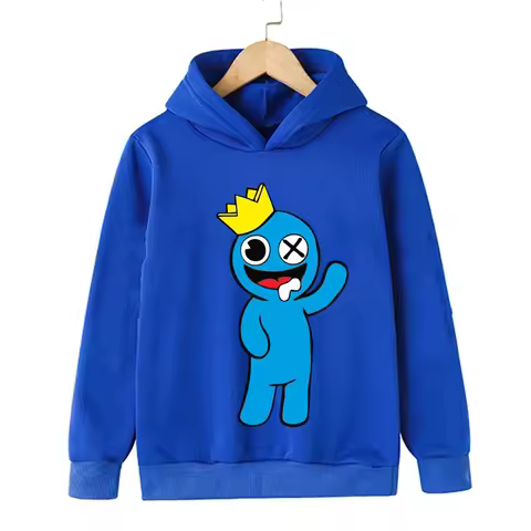 Roblox Travel Kids Hoodie Spring Autumn Rainbow Friends Sweatshirt