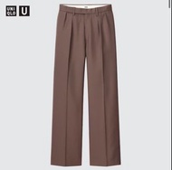 Uniqlo U 寬版打褶長褲 443406