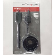WURTH 3-Piece Hole Saw Set Size 2 1/8 Inches 54mm For Wood