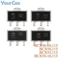 10Pcs BCX56-10 BCX56 BCX55 BCX54-16 ,115 SOT-89 80V  60V 45V 1A NPN Medium Power Transistor Chip