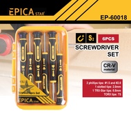 Epica Star 6pcs Screwdriver Set CRV Lightweight Mini Repairing Hand Tool Multifunction Precision Noz