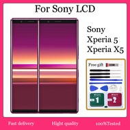 Original For Sony Xperia 5 X5 J8210 J8270 J9210 SOV41 SO-01M LCD Display Touch Screen Digitizer Repl