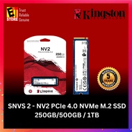 KINGSTON NV2 M.2 2280 NVMe PCIe GEN4  SSD 500GB / 1TB /2TB