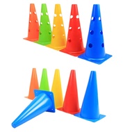 Soccer Football Basketball Taining Field Marking Kon Lubang 30cm 38cm Sports Plastic Skittle Hollow 