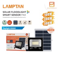 LAMPTAN SOLAR FLOODLIGHT SMART SENSOR PAX โคมไฟฟลัดไลท์พลังงานแสงอาทิตย์พร้อมเซ็นเซอร์จับความสว่าง ข