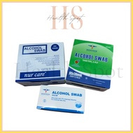 HOSPITECH ALCOHOL SWAB 100's / 200's | NUR CARE ALCOHOL SWAB 200's