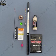 Double Fish collapsible white fishing rod 70cm specializes in plucking 30cm perch compared to specif