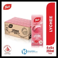 Yeo's Asian Drinks Lychee Tetra Box 1 Carton (24 x 250ml)