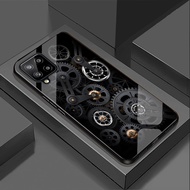 Ốp Lưng cho SAMSUNG GALAXY A12 A22M22M32 A22 5G M12 Mặt kính cường lực cao cấp Họa tiết LOGO RỒNG
