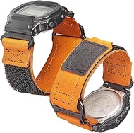 Quick Release ​16mm Wide Leather Military Watch Band for CASIO GD/DW/GW/GA Series (GD-350, DW-5600, 