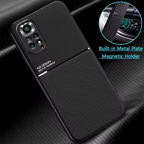 For Redmi Note 11 11s Pro Note11 Pro plus 5g Case Magnetic Holder Phone Case For Xiaomi Redmi Note 1