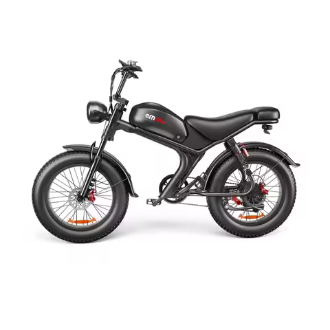 Emoko C93 Adult E-bike 1000W Motor 48V 20Ah Battery Ccommute Electric Bike,20-inch Fat Tire E-Mounta