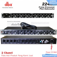 Crossover DBX 4 Way Stereo Plus Subwoofer Crosofer dbx 224XL 2 Chanel Audio Sound System