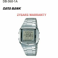 Casio [2YEARS WARRANTY] DB-360-1A Youth Unisex Watches Data Bank Digital Sport watch DB-360 DB360 JA