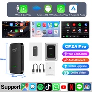 CarlinKit CP2A Pro Ai Box Wireless Adapter CarPlay Android Auto Wireless Smart CarPlay Box Support Y
