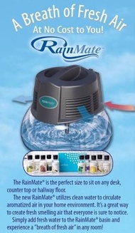 $250 100% 全新 未開封 Rainmate Air Fresher 水簾空氣淨化香薰機 (名牌 Rainbow 旗下牌字)