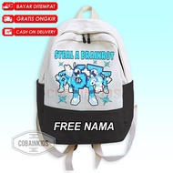 Children's Backpack Ages 3-12 Years STEAL Motif BRAINROT 67a STEAL Children's String Bag/ BRAINROT 6