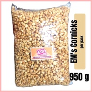 ❑ ▯ ◑ ▲ 1kg Seasoned Cornicks / Cornick (garlic cornicks)