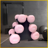 Gepnoo Dumbbell Rack Dumbbell Storage Shelf Convenient Triangle Dumbbell Organizer