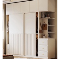 Solid Wood Wardrobe Household Bedroom Sliding Door Wardrobe Children Wardrobe Solid Wood Locker