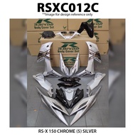 RAPIDO COVERSET STICKER TANAM CHROME 1 HONDA RSX150