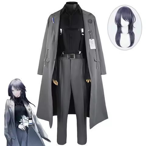 Anime Game Path To Nowhere Cosplay Costume General Director Women Men Uniform Suit Jacket Wig Full S