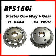 BENELLI RFS150 STARTER ONE WAY WITH GEAR COMP 0 RFS 150 i 150i RFS150i V1 80MM V2 New 90MM Bearing S