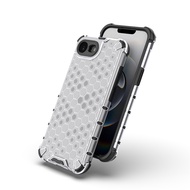 Casing For iPhone 17e Case Matte Clear Honeycomb Clear Cover For iPhone 16E 16 Pro Max 15 Plus iPhon