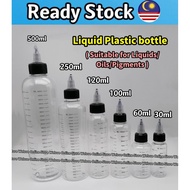 30ml/60ml/100ml/120ml/250ml/500ml Plastic Bottle Squeeze Liquid Bottle Oil Capacity Pigment Ink Cont